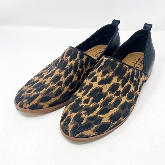 Lucca Lane Tabby Cheetah Loafers Size 8 - Picture 2 of 5